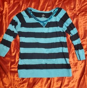 Girls Justice 3/4 sleeve shirt